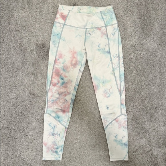 Free People Movement Roadrunner Legging in Tie Dye Cloud Print - Picture 2 of 6